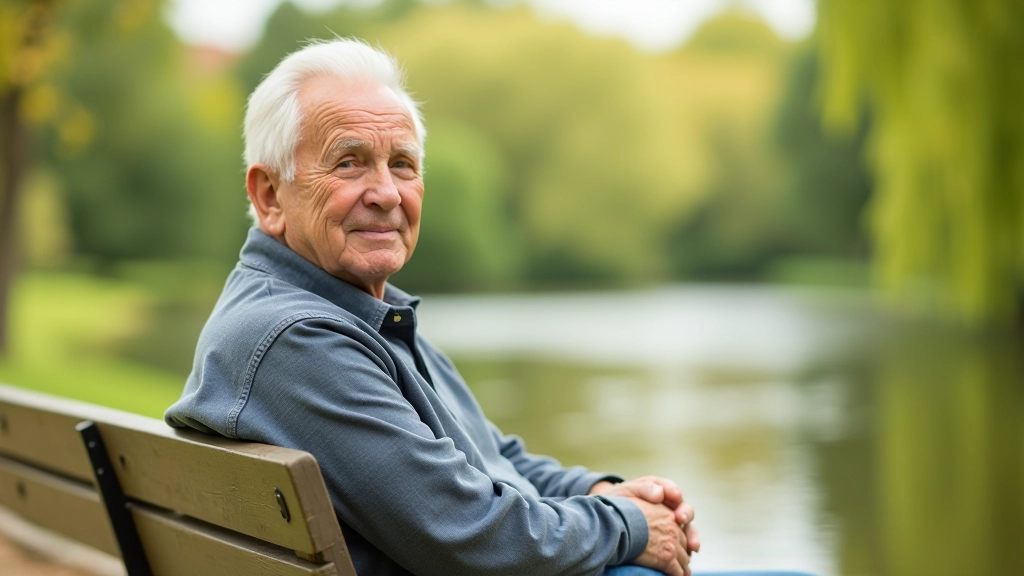 Person sitting on a park bench overlooking the river, enjoying peaceful outdoor setting